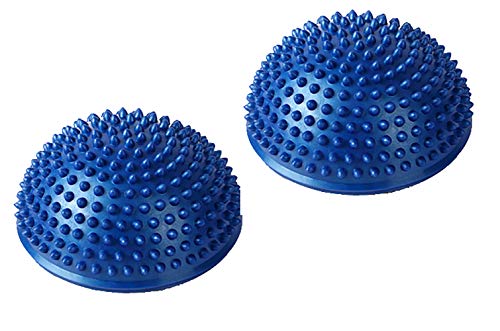 Set de 2 Bola de Equilibrio para - Erizo del Masaje del pie de Yoga Durian Masaje De Pies De Bola Media Bola para La Gimnasia De Pilates para Adulto