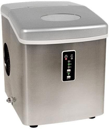 Edgestar IP210TI Titanium Portable Ice Maker, Gray