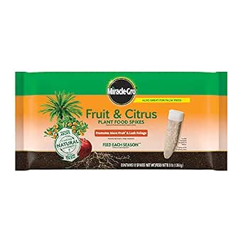 Miracle-Gro Fruit & Citrus Plant Food Spikes, 12 Spikes, 3 lb