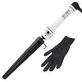 HOT TOOLS Professional Nano Ceramic Extra Long Tapered Curling Iron for Shiny Curls, 3/4 to 1 1/4 Inches