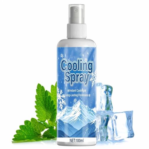 Chłodzący spray do ciała, 100 ml, letnia pomoc w chłodzeniu