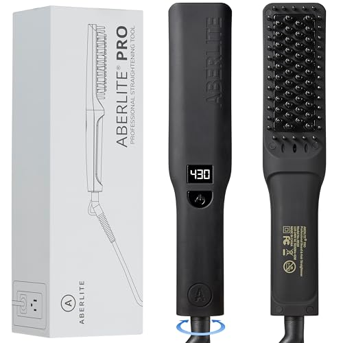Aberlite Pro Profesional Cepillo Caliente para Barba y Cabello miniatura 1