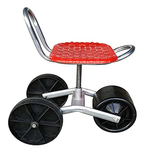Preisvergleich Produktbild Rollsitz Fahrbarer Gartensitz für Gartenarbeit Höhenverstellbar Gartengeräte, Gartenarbeit im Sitzen, rollbarer Gartensitz, Multifunktions Rollhocker für Garten Fabrik, Last: 200kg