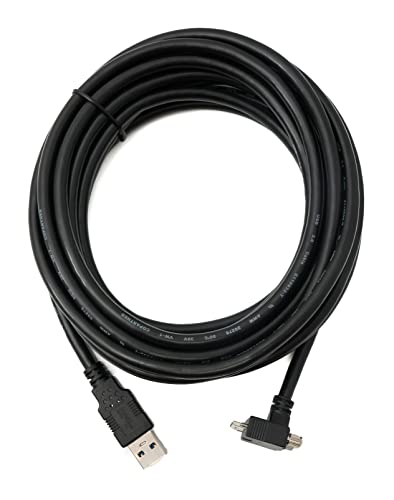 Cable USB 3.0 de 5 m Micro B macho con bloqueo por tornillo System-S para entornos exigentes 2