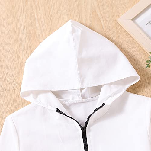 Toddler Boys Windbreaker Long Sleeve Windproof Coats Cartoon Print Hooded Jacket2