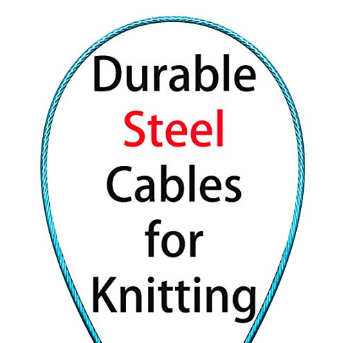 Image of Size 6 Circular Knitting Needles 40 Inch Metal Large Round Needles for Magic Loop Blankets Sweaters Scarves Stainless Steel 100 cm 4 mm, for Beginners & Knitters