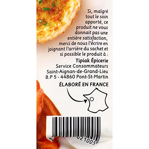 TIPIAK – Alcachofa y harina sin gluten 500G – Lote de 4 – Envío gratis y rápido
