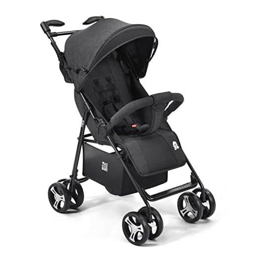 Multikids Baby Carrinho Passeio Flick 0-15Kg Preto Bb444