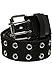 Produktbild Urban Classics Unisex Polyester Eyelet Belt, Black/Silver, S/M