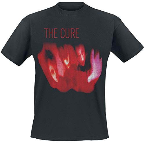 T-shirt The Cure Pornography homme L fini les imprimés qui s'effacent au lavage