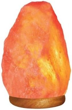 8 Inch Himalayan Natural Crystal Salt Lamp with Bulb and Cord