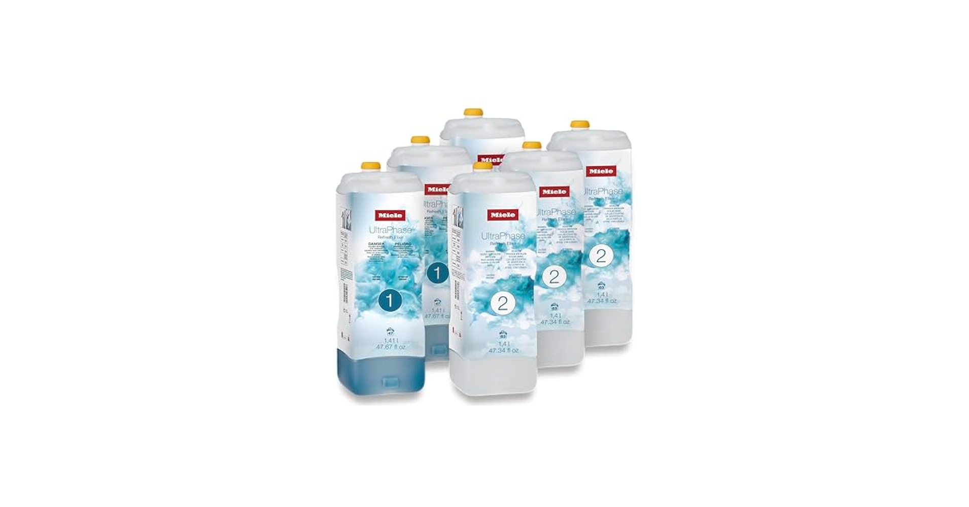 Miele UltraPhase 1 ・2洗濯洗剤 6本セット Miele - Set 6 UltraPhase – Detergent