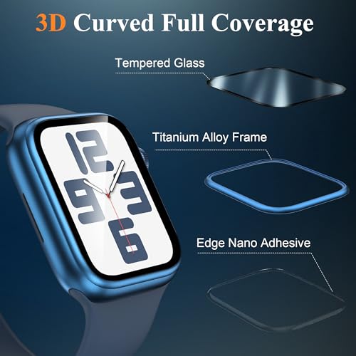 Image of Mr.Shield (2 Pack) Screen Protector for Apple Watch Series 9 8 7 45mm
