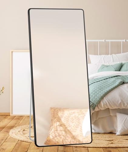 La Mejor Recopilación de Espejos , listamos los 10 mejores. 45 RocRow RR Espejo de Cuerpo Completo para Piso o Pared de 150x40 cm, Marco de Metal, Ideal para Recámara, Vestidor, Cambiador, Diseño Moderno y Versátil, Soporte Ajustable
