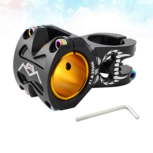 CLISPEED Bicicleta Montanha Haste De Bicicleta Curta Haste Mtb Haste De Titânio Adaptador De Cabeça