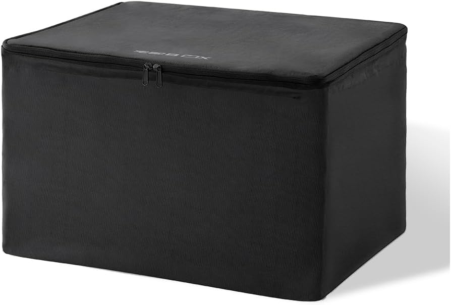 アイリスオーヤマ ソフト宅配ボックス 対面受け取り不要 簡単組み立て 省スペース収納 止水ファスナー 防水 撥水 防犯 ダイヤルロック TBKS-NL ブラック