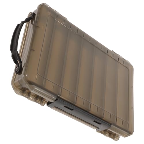 HOUDERCO 多機能ルアー収納ボックス 軽量耐久ポータブルフィッシングタックルオーガナイザー 仕切り付き釣り餌コンテナ 便利な携帯用収納ケ