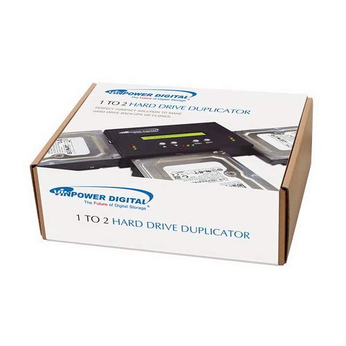 Vinpower Digital HDDmini, Stand-Alone Festplatten und SSD Kopierstation für Schnelle Backup und Image Aufträge, 90 MB/sec, Anschluss für 1 Master und 2 Target Festplatten