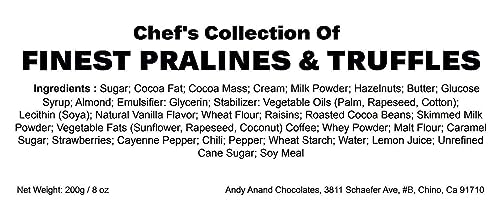 Andy Anand Chocolatier Chef’s Collection Of His Finest Pralines & Truffles, Delicious-Decadent, Mothers Fathers Day, Wedding Anniversary (48 Pcs) #TOP4