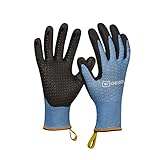 TOUCH FÄHIGKEIT – Diese Gartenhandschuhe sind ideal für alle, die bei der Arbeit im Garten auf ihr Smartphone oder Tablet zugreifen müssen. Ohne die Arbeitshandschuhe auszuziehen, können Touchscreens mühelos und rasch bedient werden. Ob professionelle/r LandschaftsgärtnerIn oder HobbygärtnerIn, dieses Produkt ist ein praktisches und unverzichtbares Werkzeug, um die Arbeit im Freien angenehmer und effektiver zu gestalten.