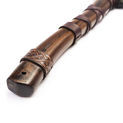 Norse Tradesman Viking Throwing Axe - Handforged Hatchet for Rugged Survival or Informal Throwing Brown