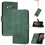 [Materiales premium] La Cover para Samsung Galaxy J3 2016/J310/J3 de cuero está hecha de cuero de PU de primera calidad y TPU flexible duradero, puede proteger su teléfono 360 grados. La funda puede proteger perfectamente contra arañazos, daños, suciedad y polvo.