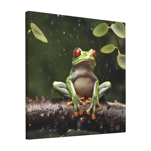 Toile arbre de paix grenouille tableau moderne pour décoration maison