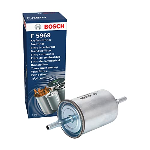 Bosch F5969 Filtro de Gasolina para Coche - Separa Partículas del Combustible, Protege el Sistema de Inyección