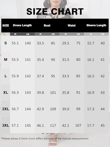 Image of PinkPatty Women's Casual 3 /4 Sleeve Polo V Neck Bodycon Maxi Dress