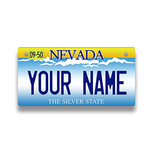Bleu Reign Personalized License Plate Nevada Mini Kids Bicycle (3x6 in)