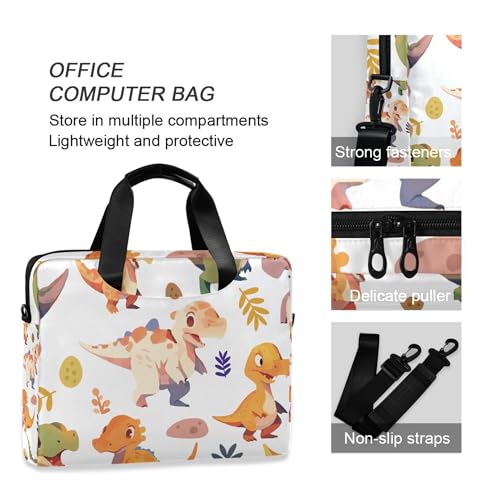 Funda Maletín Para Laptop Diseño Dinosaurio 13-15.6 Pulg miniatura 5