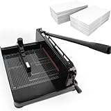 Robuster Schneidemaschine für Papierschneider, industrielle 30,5 cm/43,2 cm Klinge, schneidet bis zu 400 Blatt (4 cm dick), ideal für Büro und Druckereien