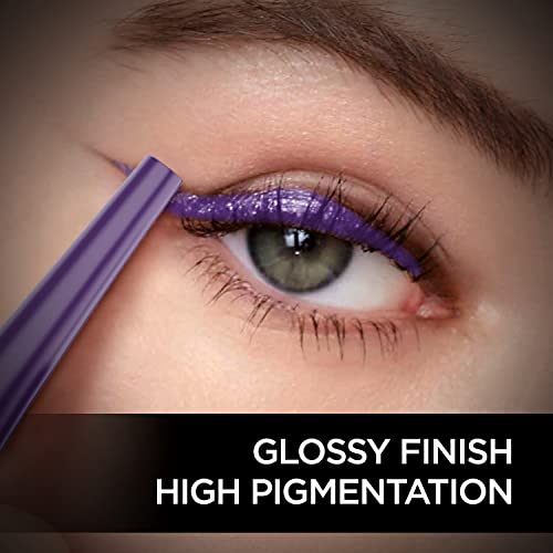 Image of FACESCANADA Magneteyes Color Eyeliner Gel - Dramatic Purple,4Ml|Glossy Finish|24Hr Long-Lasting|Waterproof|Smudgeproof|Precise Application|Intense Color Payoff|Almond Extract & Vitamin E (Pack of 2)