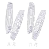 Labewin Riding Bike Bicycle Warning Reflector Bicycle Wheel Rim Reflective MTB Road Spoke Lights Bike Accessories 4pcs White