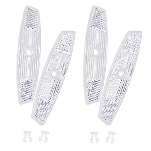 Labewin Fahrrad Fahrrad Radfahren Lot de 4 réflecteurs lumineux pour VTT sur route Jaune Cover