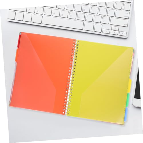 Porte documents spiralé avec notes amovible de bureau
