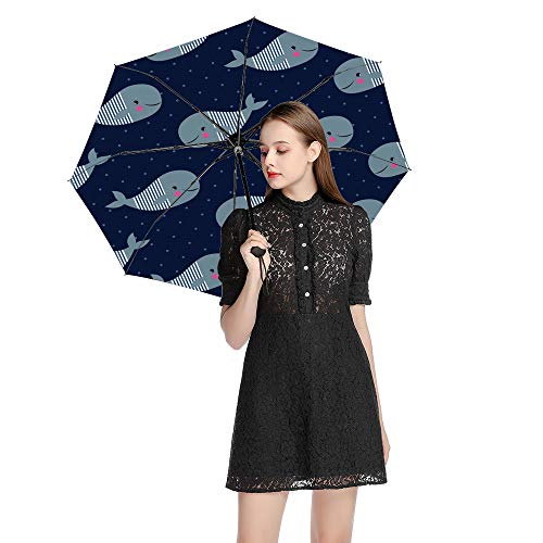Parapluie pliable manuel imperméable et coupe-vent pour extérieur - 4