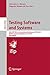 Produktbild Testing Software and Systems: 26th IFIP WG 6.1 International Conference, ICTSS 2014, Madrid, Spain, September 23-25, 2014. Proceedings (Programming and Software Engineering, Band 8763)