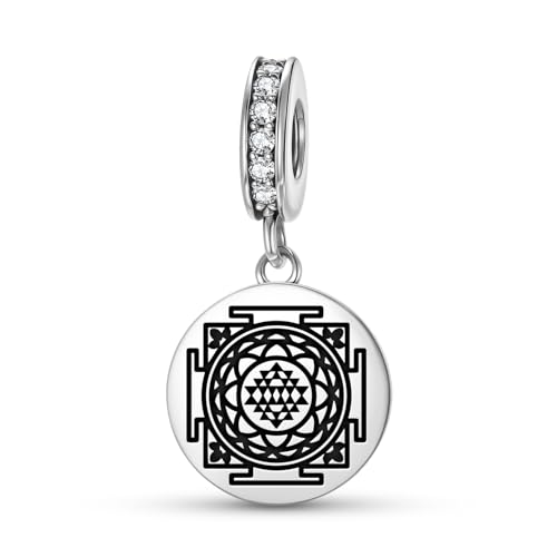 Yantra Mahalaxmi Pendentif argent 925 bijou yoga méditation