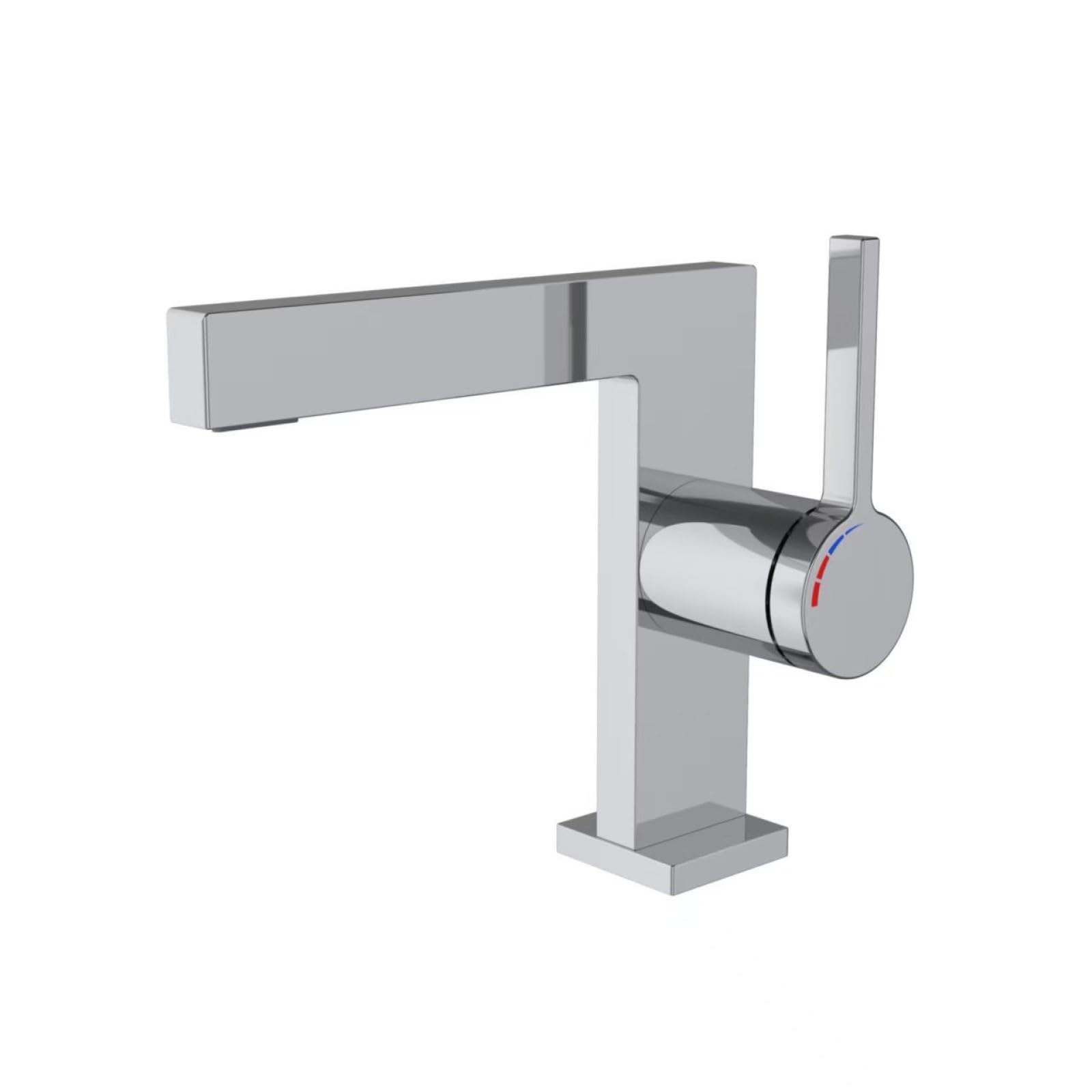 Copper Hot and Cold Washbasin Faucets, Electroplated