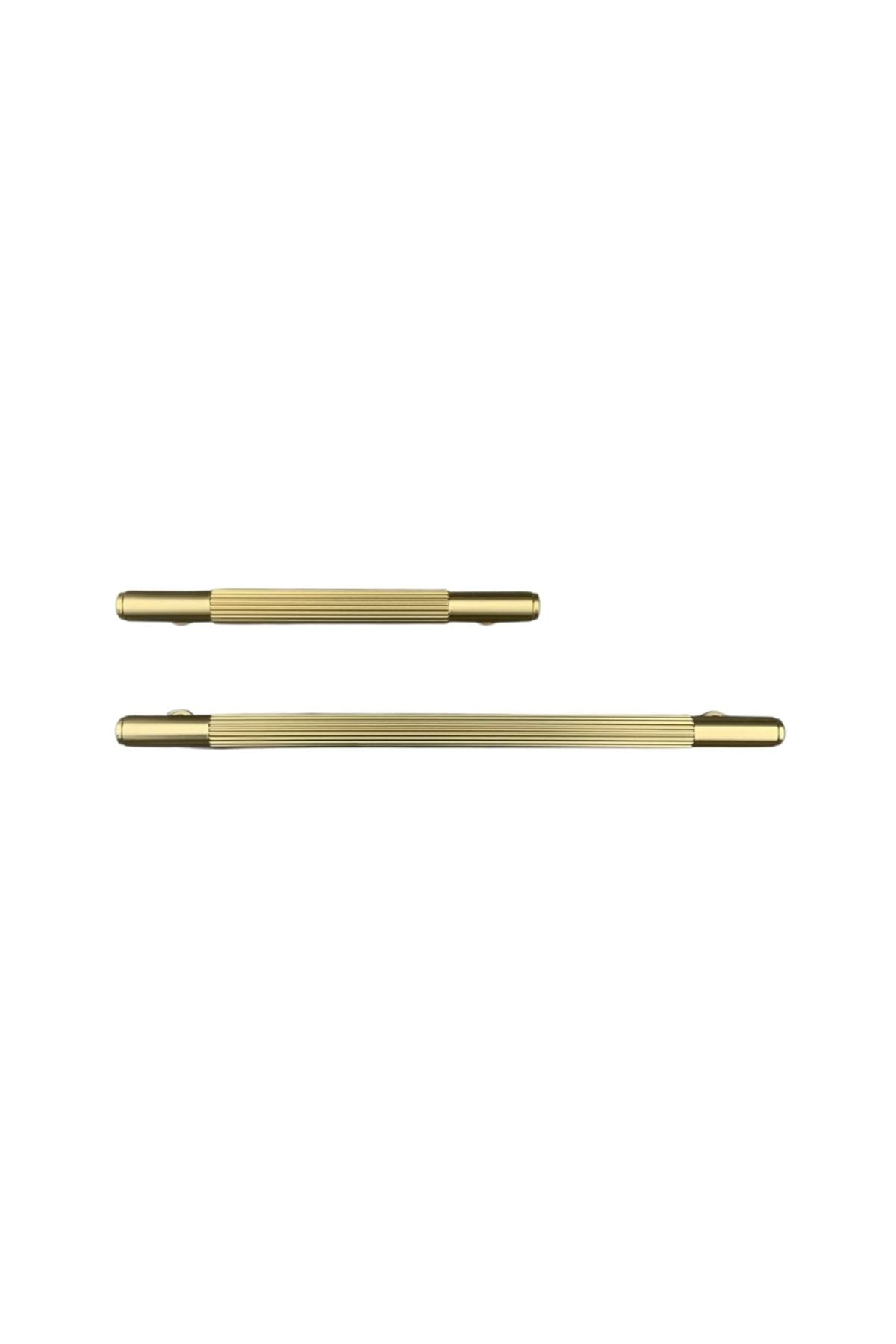 System 9226 Modern Çizgili Kulp Gold Branch Renk 224 Mm Çok Renkli
