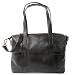 Produktbild LECONI Shopper Vintage-Look Damen Henkeltasche Schultertasche Echt-Leder Natur Damentasche Ledertasche Umhängetasche Handtasche Leder 37x28x15cm dunkelgrau LE0061-buf