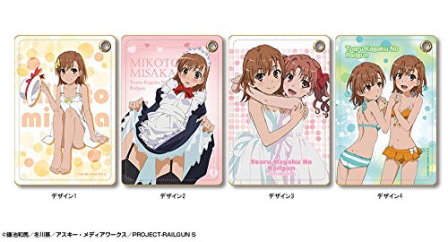 Amazon.co.jp: とある科学の超電磁砲S レザーパスケース デザイン01