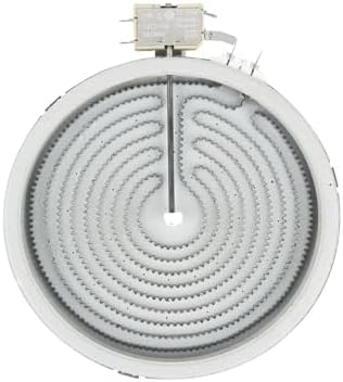 Elemento de superficie radiante mejorado 8273994 W11171119 dg47-00060a de 6-12 pulgadas compatible con Whirlpool, Serie Kenmore reemplaza 8273994,
