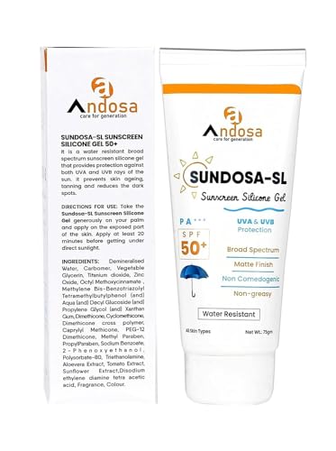 Image of Sundosa-SL SPF 50 PA+++ Sunscreen Gel 75g | Lightweight Non-Greasy, No White Cast | Broad Spectrum UVA UVB Protection | Daily Use for All Skin Types