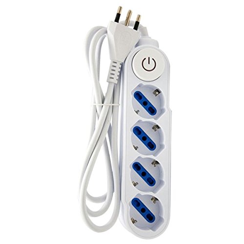 Takestop® MULTIPRESA 4 Posizioni Interruttore