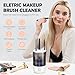 Electric Makeup Brush Cleaner Machine, 4 Timer Settings Cosmetic Brush Cleaner, Make Up Brush Cleaner Cleanser for All Size Brushes, Automatic Beauty Tool – Great Gift for Women