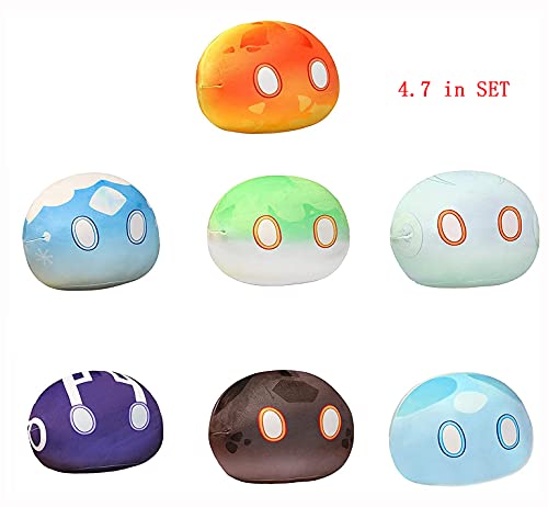 Genshin Impact Slime Plush，Genshin Impact Plushie Stuffed Doll Soft Pillow Cosplay Props for Game Fa