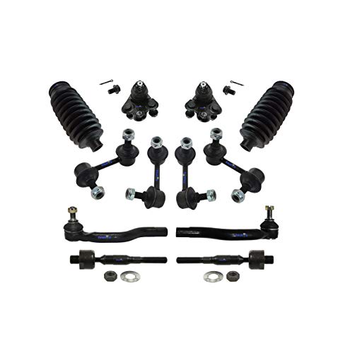 12 Pc Front & Rear Sway Bar Links Tie Rod Ends W/Boots Lower Ball Joints Suspension Lh Rh Side Kit #TOP19