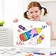 2 STK Whiteboard Klein Whiteboard A3, Kleines Dry Erase White Board, 42x30 cm Tragbares Doppelseitiges Mini Whiteboards mit 6 Stifte & 2 Radiergummis, für Klassenzimmer, Zuhause, Büro